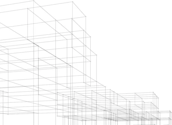 建筑墙纸摘要 数码背景 — 图库矢量图片