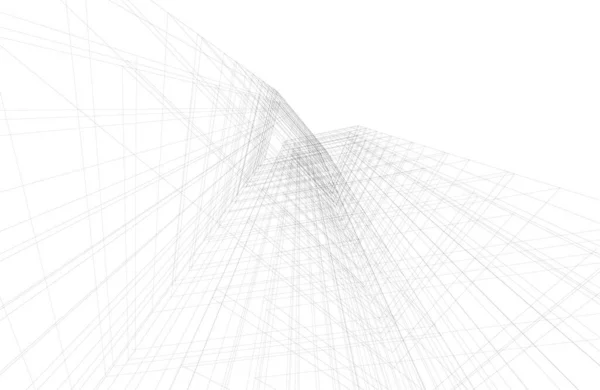 Абстрактный Архитектурный Дизайн Обоев Цифровой Концепт Фон — стоковый вектор