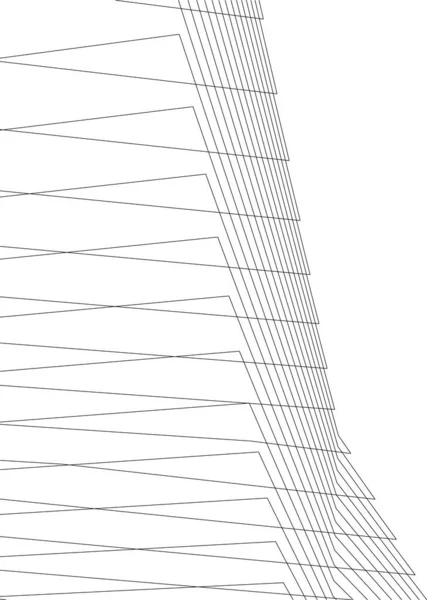 Abstrakt Arkitektoniska Tapeter Digital Bakgrund — Stock vektor