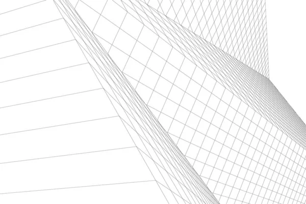 Fondo Pantalla Arquitectónica Abstracta Fondo Digital — Vector de stock