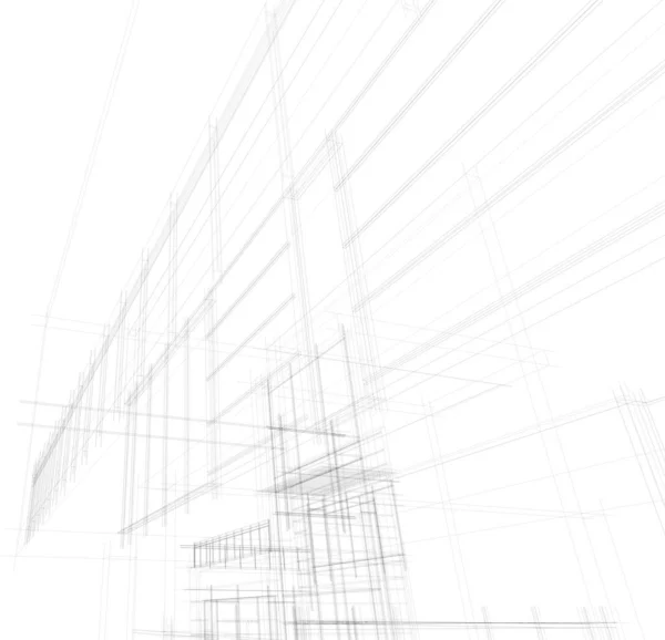 Diseño Abstracto Papel Pintado Arquitectónico Fondo Concepto Digital — Vector de stock