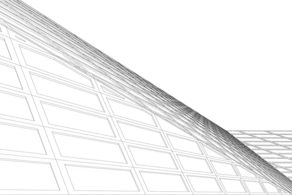 Abstrakcyjna Tapeta Architektoniczna Tło Cyfrowe — Wektor stockowy