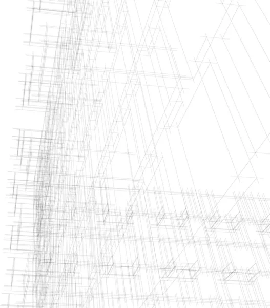 Papier Peint Architectural Abstrait Fond Numérique — Image vectorielle