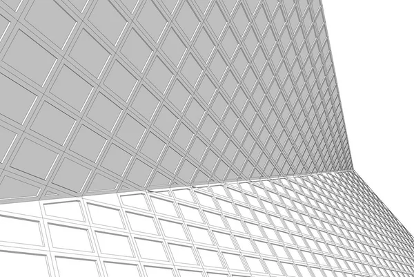 Fondo Pantalla Arquitectónica Abstracta Fondo Digital — Vector de stock