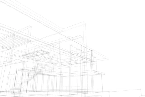 Абстрактні Архітектурні Шпалери Цифровий Фон — стоковий вектор