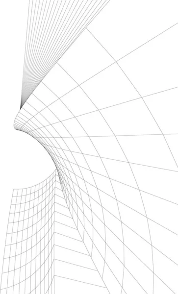 建筑墙纸摘要 数码背景 — 图库矢量图片