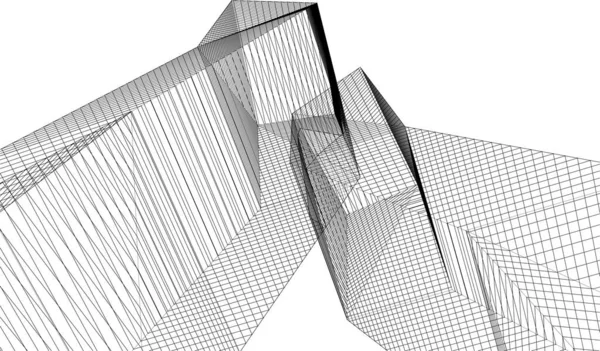 建筑墙纸摘要 数码背景 — 图库矢量图片