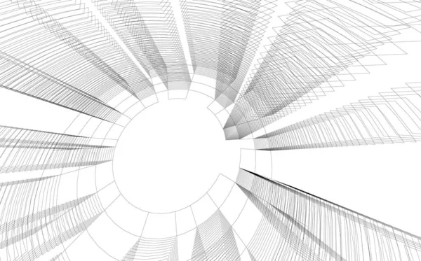 Abstrakcyjna Tapeta Architektoniczna Tło Cyfrowe — Wektor stockowy
