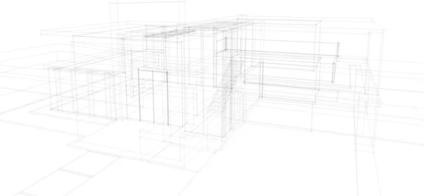 Abstrakcyjna Tapeta Architektoniczna Tło Cyfrowe — Wektor stockowy