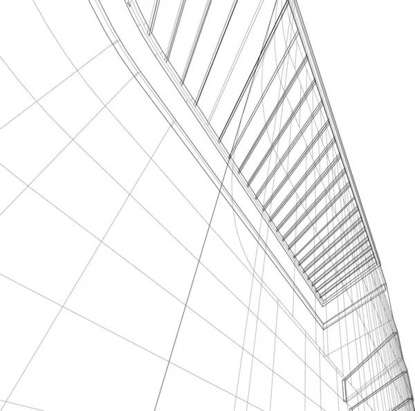 Абстрактные Архитектурные Обои Цифровой Фон — стоковый вектор