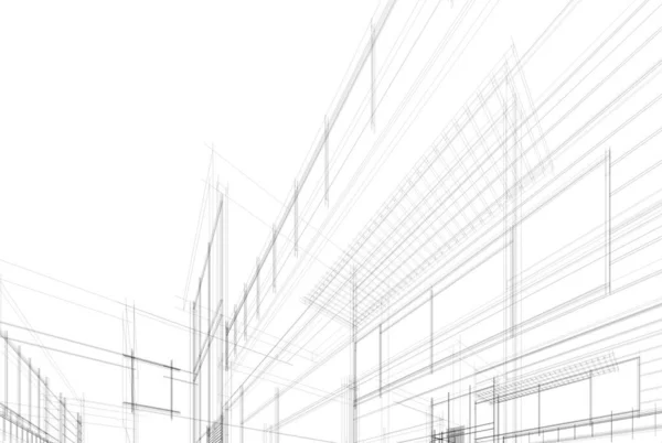 Fondo Pantalla Arquitectónica Abstracta Fondo Digital — Archivo Imágenes Vectoriales