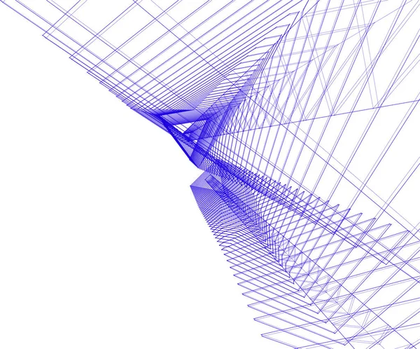 Абстрактные Архитектурные Обои Цифровой Фон — стоковый вектор