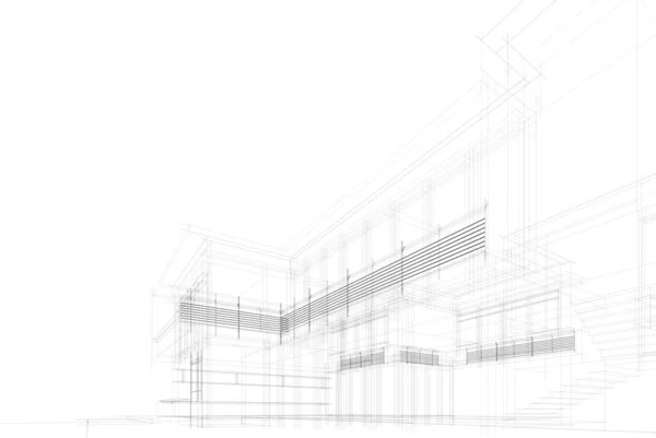 建筑墙纸摘要 数码背景 — 图库矢量图片