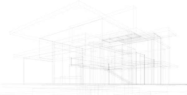 建筑墙纸摘要 数码背景 — 图库矢量图片