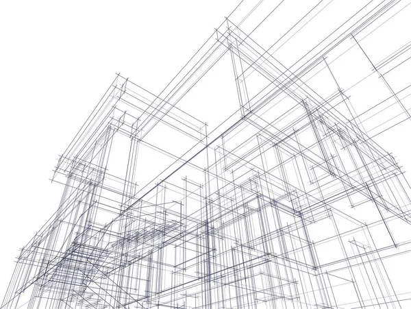 建筑墙纸摘要 数码背景 — 图库矢量图片