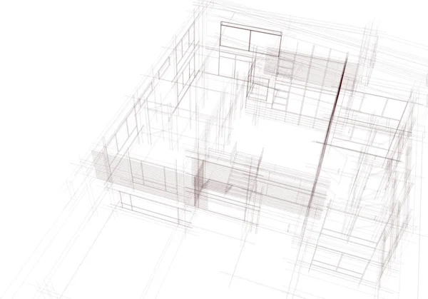 建筑墙纸摘要 数码背景 — 图库矢量图片