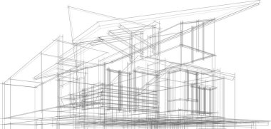 soyut mimari duvar kağıdı, dijital arkaplan