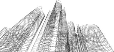 soyut mimari duvar kağıdı, dijital arkaplan