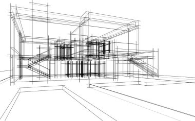 soyut mimari duvar kağıdı, dijital arkaplan