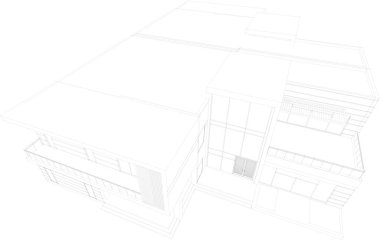 soyut mimari duvar kağıdı, dijital arkaplan