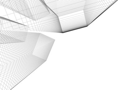 soyut mimari duvar kağıdı, dijital arkaplan