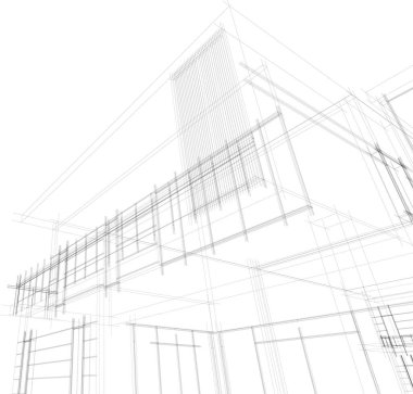 soyut mimari duvar kağıdı, dijital arkaplan