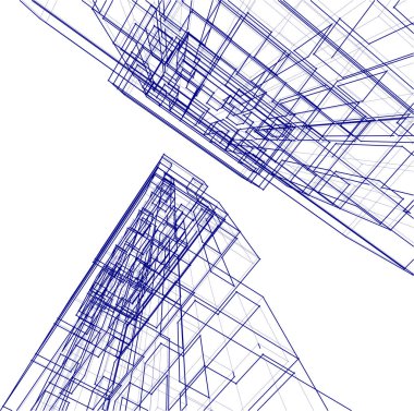 soyut mimari duvar kağıdı, dijital arkaplan