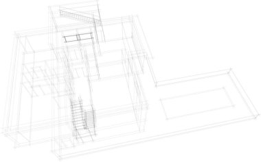 soyut mimari duvar kağıdı, dijital arkaplan