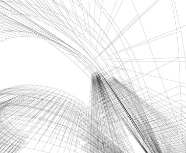 soyut mimari duvar kağıdı, dijital arkaplan