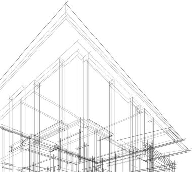 soyut mimari duvar kağıdı, dijital arkaplan