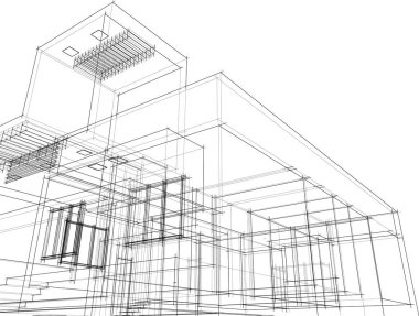 soyut mimari duvar kağıdı, dijital arkaplan