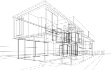 soyut mimari duvar kağıdı, dijital arkaplan