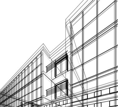 soyut mimari duvar kağıdı, dijital arkaplan