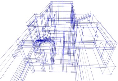 soyut mimari duvar kağıdı, dijital arkaplan