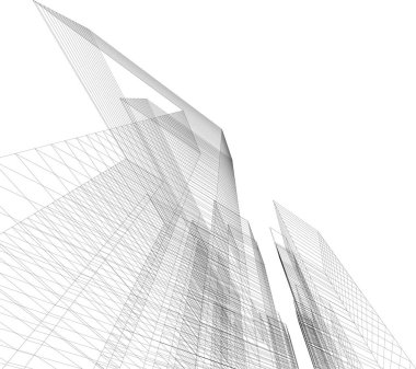 soyut mimari duvar kağıdı, dijital arkaplan