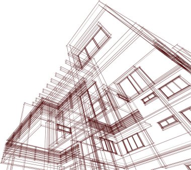 soyut mimari duvar kağıdı, dijital arkaplan