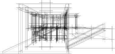 soyut mimari duvar kağıdı, dijital arkaplan