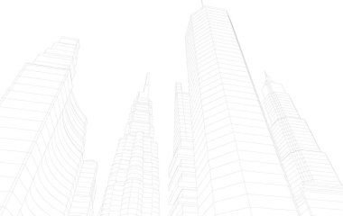 soyut mimari duvar kağıdı, dijital arkaplan