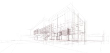 soyut mimari duvar kağıdı, dijital arkaplan