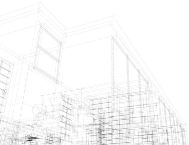 soyut mimari duvar kağıdı, dijital arkaplan