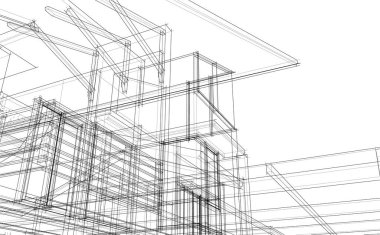 soyut mimari duvar kağıdı, dijital arkaplan