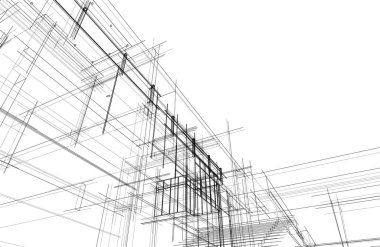 soyut mimari duvar kağıdı, dijital arkaplan