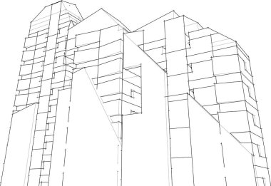 soyut mimari duvar kağıdı, dijital arkaplan