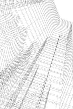 soyut mimari duvar kağıdı, dijital arkaplan