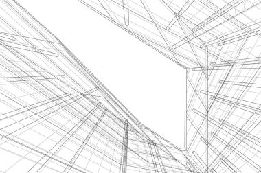 soyut mimari duvar kağıdı, dijital arkaplan