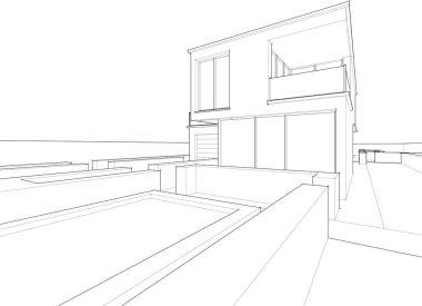 soyut mimari duvar kağıdı, dijital arkaplan