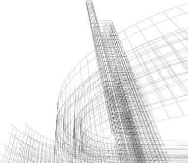 soyut mimari duvar kağıdı, dijital arkaplan