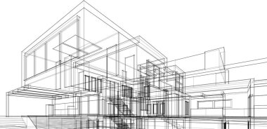 soyut mimari duvar kağıdı, dijital arkaplan