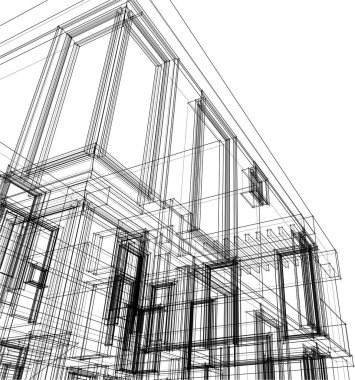 soyut mimari duvar kağıdı, dijital arkaplan