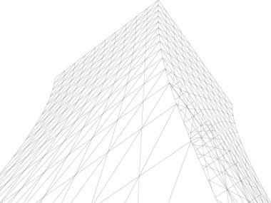 soyut mimari duvar kağıdı, dijital arkaplan